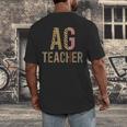 AG Teacher Farmer Life Agriculture Teacher Men's Back Print T-Shirt, funny design AG Teacher Farmer Life Agriculture Teacher Men's Back Print T-Shirt, funny design