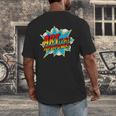 Art Is My Superpower Comic Artist Art Teacher Superhero Men's Back Print T-Shirt, funny design Art Is My Superpower Comic Artist Art Teacher Superhero Men's Back Print T-Shirt, funny design