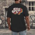 Art Teacher Back To School Men's Back Print T-Shirt, funny design Art Teacher Back To School Men's Back Print T-Shirt, funny design