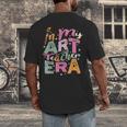 In My Art Teacher Era Teaching Future Artist Back To School Men's Back Print T-Shirt, funny design In My Art Teacher Era Teaching Future Artist Back To School Men's Back Print T-Shirt, funny design