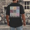 Art Teacher Life Retro Groovy Teaching Future Artists Men's Back Print T-Shirt, funny design