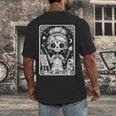 Artist Tarot Card Skeleton Painter Art Teacher Witchy Men's Back Print T-Shirt, funny design Artist Tarot Card Skeleton Painter Art Teacher Witchy Men's Back Print T-Shirt, funny design