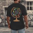Awesome Teachers T Shirt Teaching Future Leaders Globe For Men Women Men's Back Print T-Shirt, funny design Awesome Teachers T Shirt Teaching Future Leaders Globe For Men Women Men's Back Print T-Shirt, funny design