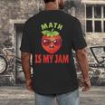 Back To School Math Is My Jam Math Teacher Men's Back Print T-Shirt, funny design Back To School Math Is My Jam Math Teacher Men's Back Print T-Shirt, funny design