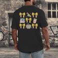 Back To School Yellow Bows Book Coffee Leopard Apple Teacher Men's Back Print T-Shirt, funny design Back To School Yellow Bows Book Coffee Leopard Apple Teacher Men's Back Print T-Shirt, funny design