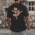 Ballet Dancer Gingerbread Christmas Dance Teacher Girl Women Men's Back Print T-Shirt, funny design