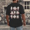 Ballet Ghost Ballet Dancer Spooky Dance Halloween Teacher Men's Back Print T-Shirt, funny design