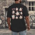 Ballet Ghost Ballet Dancer Spooky Dance Teacher Halloween Men's Back Print T-Shirt, funny design