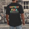 Battery Life Of A Para SPED Parapro Teacher Squad Men's Back Print T-Shirt, funny design