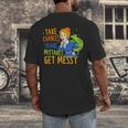 Beauty Teacher Take Chances Make Mistakes Get Messy Men's Back Print T-Shirt, funny design Beauty Teacher Take Chances Make Mistakes Get Messy Men's Back Print T-Shirt, funny design