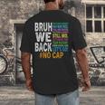 Bruh We Back Bruh No Cap We'Re Back Teacher Student Men's Back Print T-Shirt, funny design Bruh We Back Bruh No Cap We'Re Back Teacher Student Men's Back Print T-Shirt, funny design