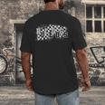 Bulldogs School Spirit Bulldog Pride Checkered Teacher Men's Back Print T-Shirt, funny design Bulldogs School Spirit Bulldog Pride Checkered Teacher Men's Back Print T-Shirt, funny design