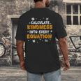 Calculate Kindness Into Every Equation Math Teacher School Men's Back Print T-Shirt, funny design Calculate Kindness Into Every Equation Math Teacher School Men's Back Print T-Shirt, funny design