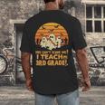 You Can't Scare Me I Teach 3rd Grade Teacher Halloween Men Women Kids Men's Back Print T-Shirt, funny design