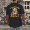 You Can't Scare Me I Teach Kindergarten Halloween Teacher Men's Back Print T-Shirt, funny design