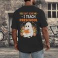 You Cant Scare Me I Teach Preschool Halloween Teacher Men's Back Print T-Shirt, funny design You Cant Scare Me I Teach Preschool Halloween Teacher Men's Back Print T-Shirt, funny design