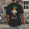 Carrate Karate Carrot Student Teacher Trainee Trainor Men's Back Print T-Shirt, funny design