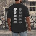 Cat Themed Artist Value Scale Educational Art Teacher Men's Back Print T-Shirt, funny design Cat Themed Artist Value Scale Educational Art Teacher Men's Back Print T-Shirt, funny design