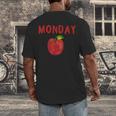 Caterpillar Friday Fruit Kindergarten Teacher Men Women Kids Men's Back Print T-Shirt, funny design Caterpillar Friday Fruit Kindergarten Teacher Men Women Kids Men's Back Print T-Shirt, funny design
