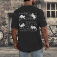 Cats And Math Lover Cat Lover Science Teacher Student Men's Back Print T-Shirt, funny design