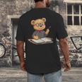 Classroom Fun With Teddy Bear Teacher Men's Back Print T-Shirt, funny design Classroom Fun With Teddy Bear Teacher Men's Back Print T-Shirt, funny design