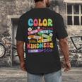 Color The World With Kindness Teachers Back To School Men's Back Print T-Shirt, funny design Color The World With Kindness Teachers Back To School Men's Back Print T-Shirt, funny design