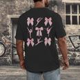 Coquette Bow Ballet Dance Teacher Coquette Women Dancing Men's Back Print T-Shirt, funny design Coquette Bow Ballet Dance Teacher Coquette Women Dancing Men's Back Print T-Shirt, funny design