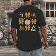 Coquette Bow Fall Science Teacher Stem Teacher Thanksgiving Men's Back Print T-Shirt, funny design