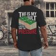 Couldn't Take The Pressure Geology Earth Science Teacher Men's Back Print T-Shirt, funny design