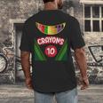 Crayon Box Fun Teacher Student Crayon Squad Halloween 2022 Men's Back Print T-Shirt, funny design