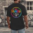 Cultivando Bilingues Dual Language Bilingual Team Teacher Men's Back Print T-Shirt, funny design Cultivando Bilingues Dual Language Bilingual Team Teacher Men's Back Print T-Shirt, funny design