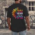 Cute I Became A Teacher Because Your Life Is Worth My Time Men's Back Print T-Shirt, funny design Cute I Became A Teacher Because Your Life Is Worth My Time Men's Back Print T-Shirt, funny design