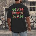 Cute Coquette Pencil Bow Christmas School Teacher Student Men's Back Print T-Shirt, funny design Cute Coquette Pencil Bow Christmas School Teacher Student Men's Back Print T-Shirt, funny design