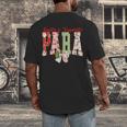 Cute Santas Favorite Para Christmas Paraprofessional Teacher Men's Back Print T-Shirt, funny design Cute Santas Favorite Para Christmas Paraprofessional Teacher Men's Back Print T-Shirt, funny design