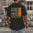 Cute Teacher Halloween For Women Men Teacher Pumpkin Men's Back Print T-Shirt, funny design