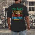 Daycare Children Childcare Provider Teacher PreK Nursery Men's Back Print T-Shirt, funny design