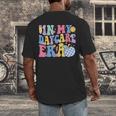 In My Daycare Era Groovy Teacher Daycare First Day Of School Men's Back Print T-Shirt, funny design In My Daycare Era Groovy Teacher Daycare First Day Of School Men's Back Print T-Shirt, funny design