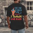 Diabetic Teacher Diabetes Awareness Insulin Blue Ribbon Men's Back Print T-Shirt, funny design Diabetic Teacher Diabetes Awareness Insulin Blue Ribbon Men's Back Print T-Shirt, funny design