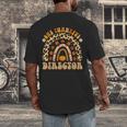 Director One Thankful Fall Teacher Women Life Men's Back Print T-Shirt, funny design