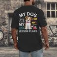 My Dog Ate My Lesson Plan Teacher Back To School Men's Back Print T-Shirt, funny design My Dog Ate My Lesson Plan Teacher Back To School Men's Back Print T-Shirt, funny design