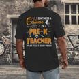 I Don't Need A Costume I'm A Pre-K Teacher Halloween Men Women Men's Back Print T-Shirt, funny design