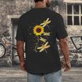 Dragonfly Sunflower Teacher Growth Mindset Choose To Shine Men's Back Print T-Shirt, funny design Dragonfly Sunflower Teacher Growth Mindset Choose To Shine Men's Back Print T-Shirt, funny design