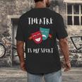 Drama Teacher For Theatre And Performing Arts Men's Back Print T-Shirt, funny design Drama Teacher For Theatre And Performing Arts Men's Back Print T-Shirt, funny design