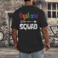 Dyslexia Awareness Month Dyslexia Teacher Therapist Men's Back Print T-Shirt, funny design Dyslexia Awareness Month Dyslexia Teacher Therapist Men's Back Print T-Shirt, funny design