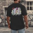 Eagles Teacher School Sports Fan Team Spirit Men's Back Print T-Shirt, funny design