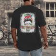 Early Head Start Life Messy Bun Back To School Teacher Women Men's Back Print T-Shirt, funny design