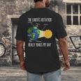 Earth Rotation Earth Day Science Teacher Kids Women Men's Back Print T-Shirt, funny design Earth Rotation Earth Day Science Teacher Kids Women Men's Back Print T-Shirt, funny design