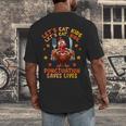 Eat Kids Punctuation Saves Lives Thanksgiving Turkey Teacher Men's Back Print T-Shirt, funny design Eat Kids Punctuation Saves Lives Thanksgiving Turkey Teacher Men's Back Print T-Shirt, funny design