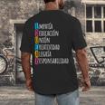 Educar Bilingual Spanish Teacher Men's Back Print T-Shirt, funny design Educar Bilingual Spanish Teacher Men's Back Print T-Shirt, funny design