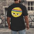 The Eggcellent Athlete Good Egg Teacher Halloween Food Group Men's Back Print T-Shirt, funny design